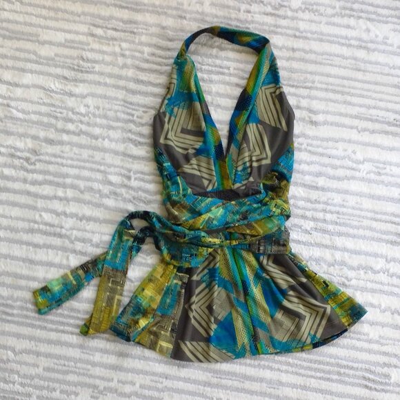 BCBGMaxAzria  HALTER TOP W/WAIST TIE SIZE XS - Picture 1 of 4
